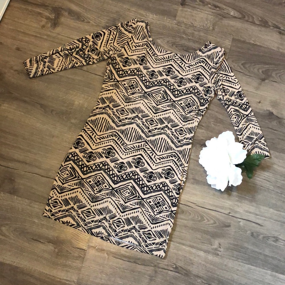 Mini print dress